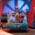 密小米八音盒生日礼物女实用走心高级diy手工魔法城堡积木拼图哈利波特 猫的欢聚+防尘罩