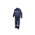 代尔塔（DELTAPLUS）反光条PVC劳保分体雨衣 藏青色 XXL 1套 407004