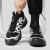 MAZA HONGUAN 玛萨皇冠轻奢品牌登山鞋男夏季户外爬山防滑战术靴跑步运动休闲徒步鞋子男 黑色 39