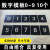 镂空数字喷漆模板铁皮字模0-9编号牌制作PVC空心字牌字母模具定做 PVC 0-9数字字7厘米