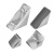TDT铝型材配件 防尘角件带盖子90度直角件角码 90度防尘角件4545（2套）