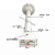 监控摄像头支架室外加长铝合金伸缩球机支架万向鸭嘴枪机吊装璧装 4米