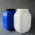 加厚60L塑料桶化工桶长方形耐腐蚀家用带盖密封桶储水大桶 60L蓝方特厚款