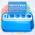 ABS治疗盘消毒盘换药杯塑料托盘全套不锈钢收纳盒 ABS换药盘30*24*5配瓶 蓝色