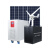 太阳能发电机5000W220v风光锂电市电互补全套光伏大 5000W锂电发电+500W风机送线+光