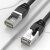 超六类网线千兆网络跳线屏蔽监控宽带线高速铜CAT6网线 黑色 3m