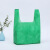 DYQT无纺布袋现货广告定做购物礼品定制背心袋子订做丝印logo市宣传 果绿色 200个单 纵向小号