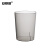安赛瑞 垃圾桶 透明塑料无盖垃圾桶 洗手间办公室卫生间垃圾箱 8L 灰色 711616