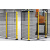 密孔烤漆护栏工厂车间自动化设备机械臂安全隔离围栏网机器人护栏 1.5米高4米宽对开门