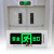 安燚 39.5*16.5cm(正向不带底盒) 嵌入式消防应急灯LED安全出口指示牌镶嵌暗装疏散标志灯AYK-075