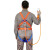 援邦 高空作业安全带空调安装专用户外施工保险带 五点式安全带（2米单绳带O型扣）