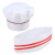 厨师帽子男厨师工作帽白色蘑菇帽餐饮布帽饭店帽厂回族帽圆帽 圆帽红色 1个