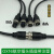 加工焊接成型GX12 GX16 GX20带线航空插头插座 2P针至10芯 连接器 GX16-5芯母插头