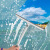 喜连声 LS-10360T 360°旋转T型玻璃刮水器家用窗户清洁器擦玻璃神器浴室清洁刮水板 灰色（2个/组）