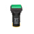 KEOLEA AD16-22D/S LED指示灯按钮电源信号灯22mm安装孔径多色可选 【方形24V】绿色