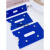 强磁性标签货位仓位卡仓库仓储标示牌磁性材料卡货架库位卡美酷 5x10双磁(蓝/白/红)颜色留言