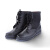 阿力牛 AX-095 冬季新式黑色跑步鞋 保安胶鞋高帮劳保靴 超纤皮靴 40 