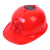LISM遮阳帽檐工地遮阳帽施工安全帽防晒加大男风扇夏季带的帽子工程 太阳能风扇帽红色冰袖