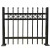 安兴才镀锌锌钢护栏铁艺围栏简易小区围墙栅栏室外户外栏杆厂区别墅围栏 普货1.8米高2横梁（1米价格）