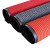 雅的 裁剪门口过道PVC复合底双条纹吸尘地毯红色宽2米长1米两米起拍  定制品