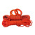 安先达救生绳 应急救援漂浮安全绳 防汛水上救生绳 8mm橘色反光绳20米配环钩