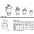 嘉迪气动 JDI ASN2系列排气可调 节流阀 带消声器M5 01 02 03 04 ASN2 02(2个）