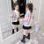 娇茗雅女童秋装毛衣开衫小女孩穿的韩版洋气针织衫3-12岁中童装长袖上衣 粉色F360粉色大菱形开衫 110