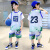 DPQA361官方aj儿童装男童夏装套装2024新款夏季篮球服夏NＩKＥ 紫色 120cm(120cm)