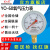 红旗牌仪表YO-60氧气压力表禁油压力表氧气减压阀脱脂气体管道 0~1.6MPa