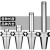 定做加长ER刀柄数控刀柄BT40 BT50高精加工中心刀柄特长刀柄 非标 BT50ER20-100高精款