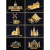 IGIFTFIRE世界地标建筑摆件大楼高楼竣工纪念创意水晶房子模型制作定制礼品 巴黎埃菲尔铁塔 75*75*132mm