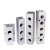 分铝合金多直通接头分气管路路分流气路气管排分配器铝合金排气气 紧凑-T型7位9孔