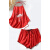 南极人（Nanjiren）刺绣肚兜成人女士仿真丝睡衣套装内衣结婚内搭复古汉服吊带女装 红色套装（花色1) 均码(大穿到140斤左右)