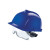 梅思安安全帽耐超低温-30度更防砸防穿刺930无孔内置眼罩蓝色1顶