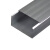 DS 铝合金方形线槽 80*50(1米价) 加厚地面压线槽 墙面地板布线走线槽