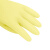 帮手仕H乳胶防滑防水防护洗碗保洁工作干活劳动手套劳保用品手套A1 黄色3双 M码 