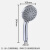 莱尔诗丹（Larsd）增压花洒淋浴喷头  手持花洒喷头 五档洗澡淋雨沐浴莲蓬头 LD357