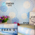 10米田园浴室厨房pvc防水防潮墙纸自粘贴纸卧室客厅抽屉壁 爱的花束-蓝 大
