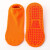 汉河工业防护袜薄款防滑成人款36-42码10双装 亮橘