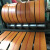 定制黄色帆布平胶带橡胶提升带工业传送带耐磨输送带机器传动带平皮带 17.5cm宽(每米)