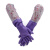 东亚手套 加绒PVC手套 808-4 L 紫色 1双 紫色 L 