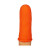 洛港 橙色麻点 M中码（50只） 防滑麻点手指套耐磨加厚乳胶一次性橡胶防护手指头套
