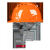 忽风电工国家电网安全帽男工地夏季透气施工领导安全头盔国标ABS电力 三筋透气-橙色
