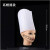 LISM定制适用一次性厨师帽加厚男女厨房工作帽子无纺布透气平顶圆顶帽 加厚高圆帽(20只装)