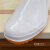 低筒白色雨鞋防滑低帮水鞋浅筒雨靴短筒水靴耐油耐磨劳保胶鞋 白色 43