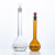 比克曼生物（BKMAM）湘玻 玻璃容量瓶定量瓶定容瓶 25mL 棕色