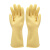 黑色橡胶耐酸碱工业手套加厚耐磨化学防腐蚀化工防水劳保作用防护 32CM牛筋胶手套（1双装） 均码
