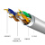 麦森特（MAXCENT）六类网线CAT6千兆屏蔽双绞连接线工程成品网络跳线1米MC6-1P