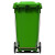 科力邦（Kelibang） 户外垃圾桶 大号加厚100L脚踏垃圾桶商用分类垃圾桶塑料环卫垃圾桶带盖 KB1066 绿色