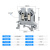 uk接线端子排2.5b导轨式纯铜阻燃UK-2.5N组合式接线柱平方电压 酒红色